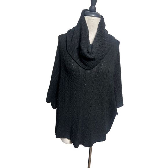 Joie Black Wing Sleeve Cowl Neck Wool & Cashmere Sweater Size XS - Picture 1 of 4